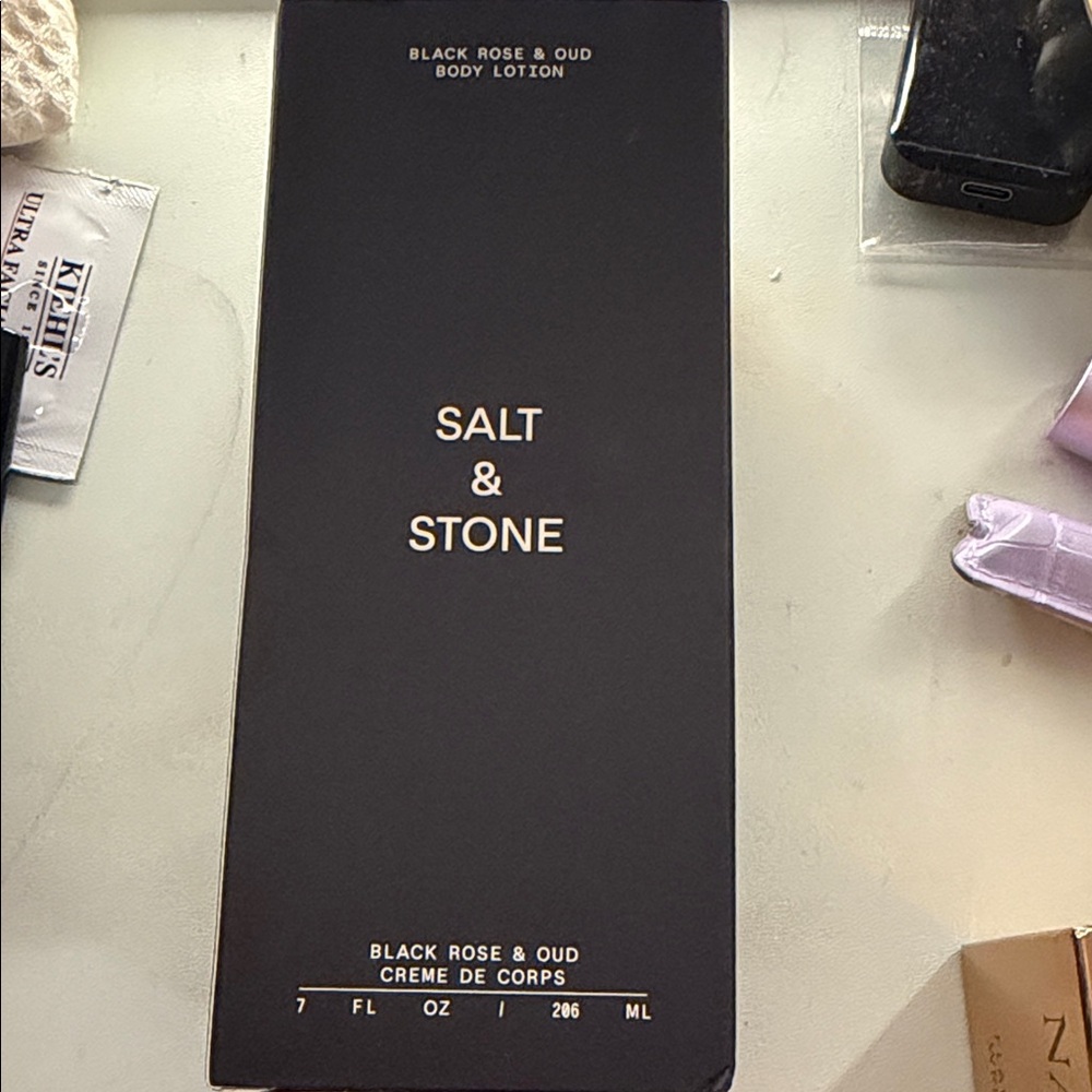 Salt & Stone Black Rose & Oud Body Lotion - Black